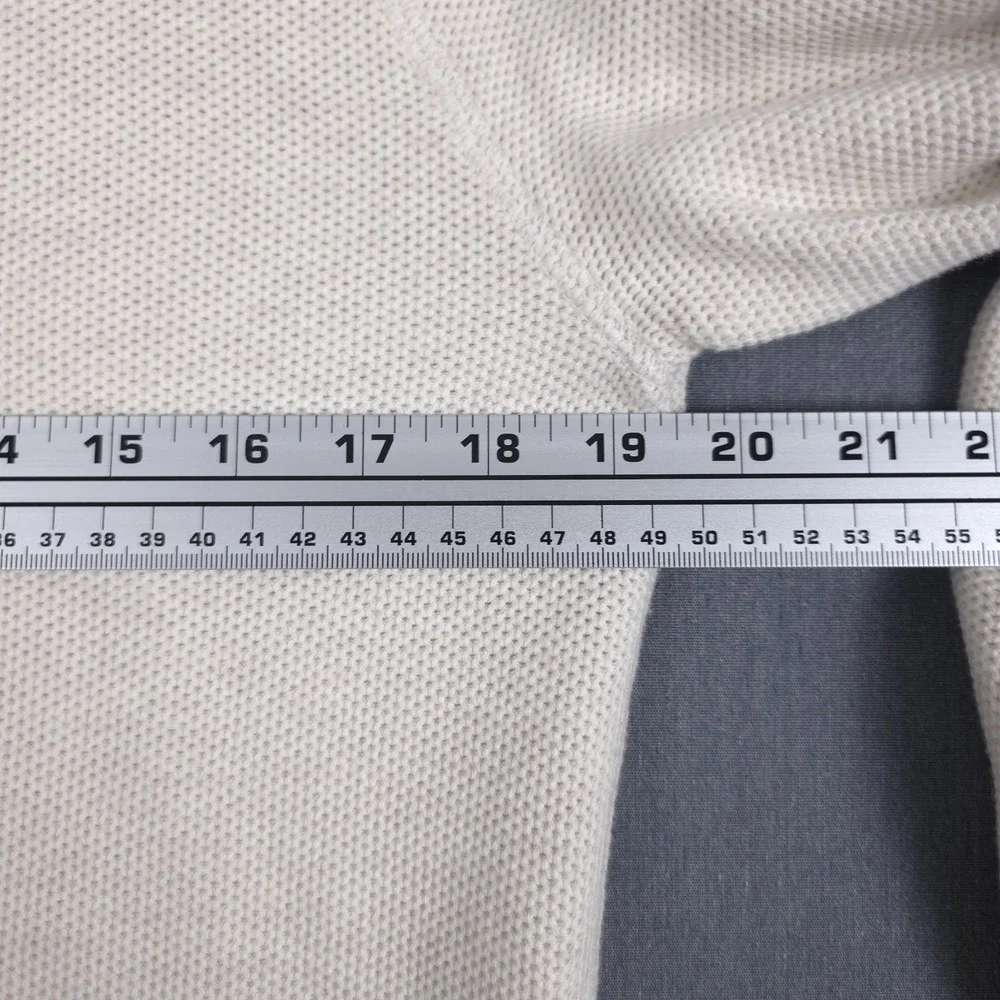 NN07 Hubert Sweater Mens Medium Beige‎ Honeycomb Weave Pullover No Nationality
